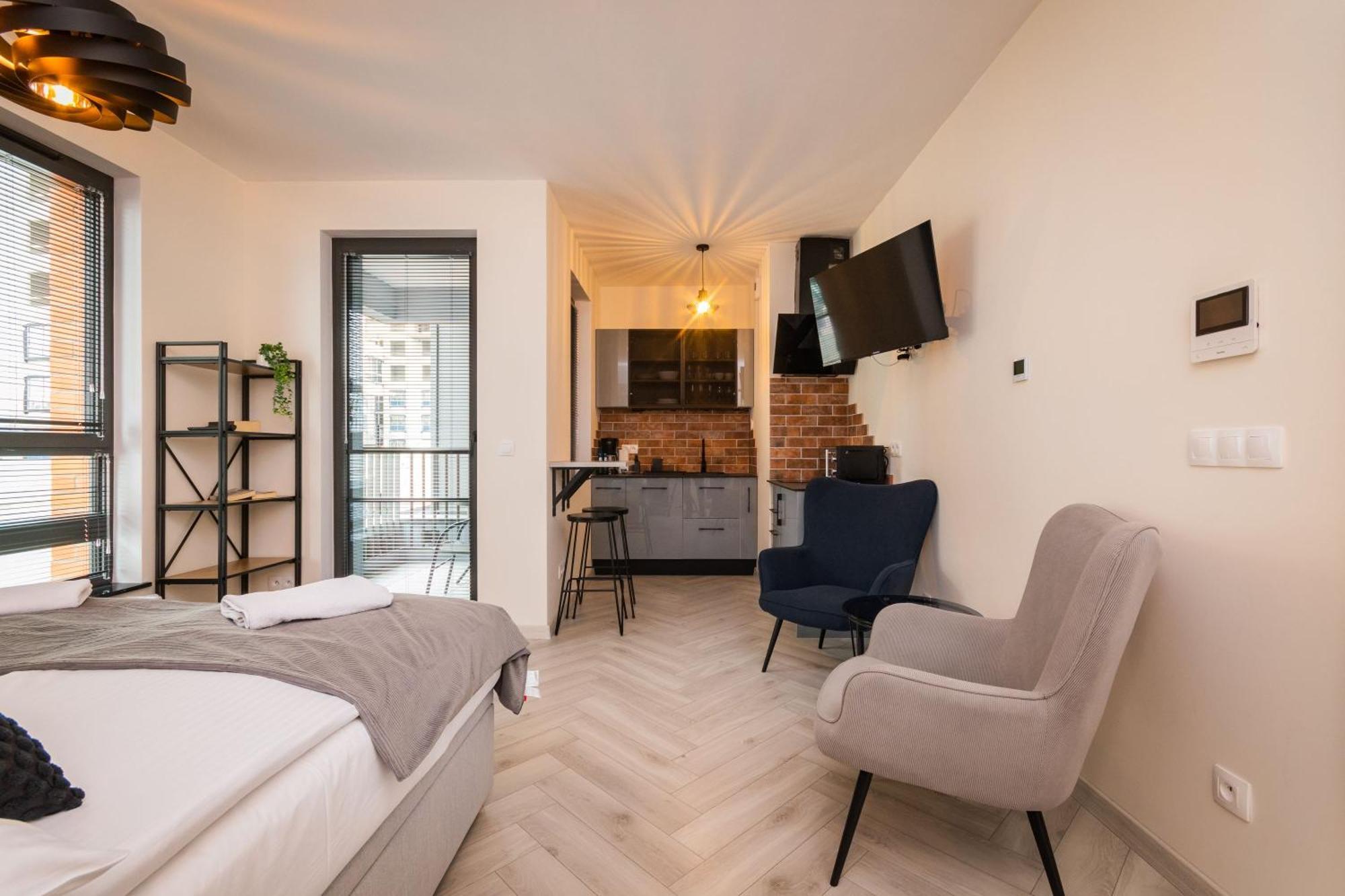 Doki Studio Stocznia By Grand Apartments Gdansk Dış mekan fotoğraf
