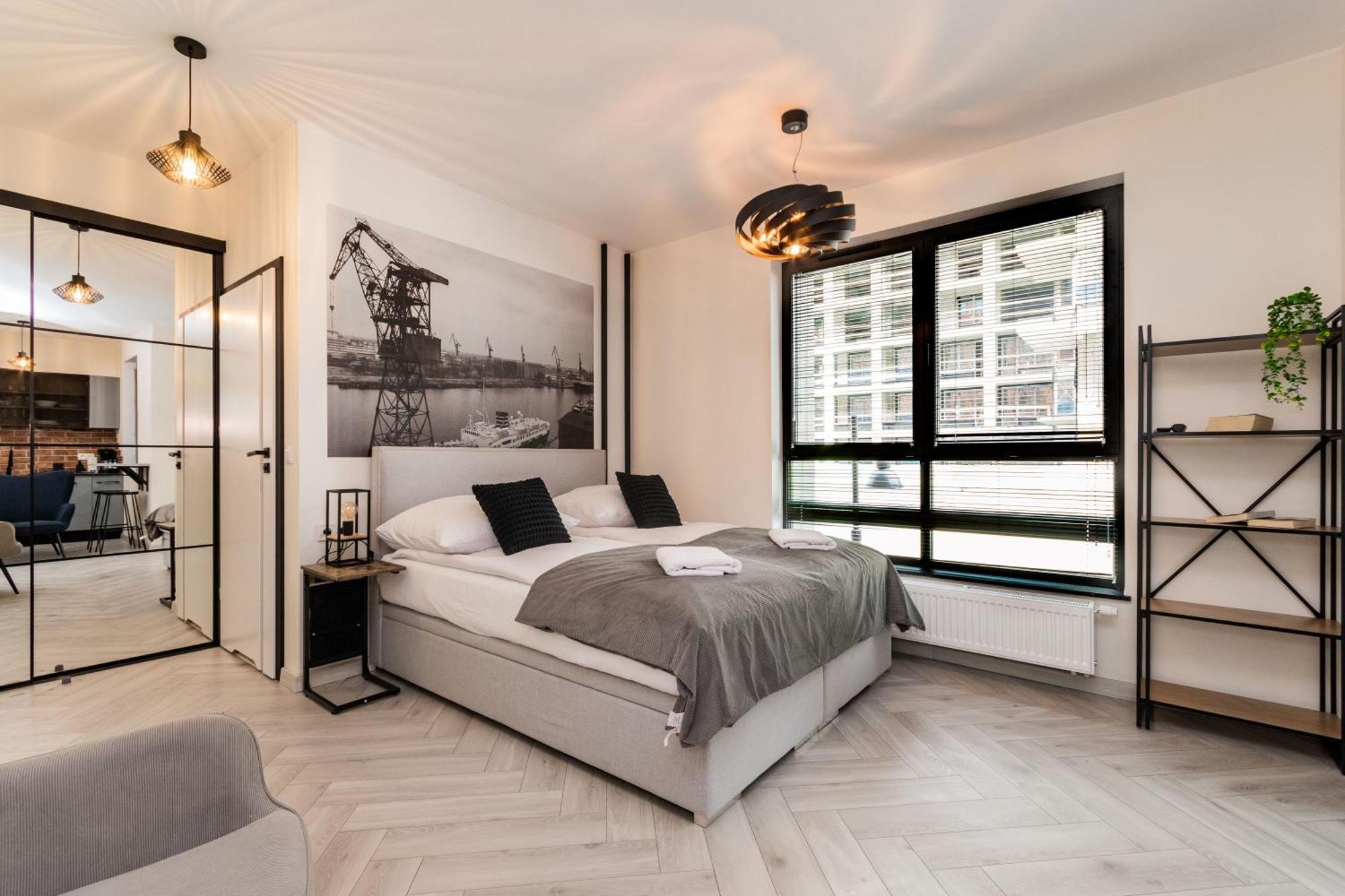 Doki Studio Stocznia By Grand Apartments Gdansk Dış mekan fotoğraf